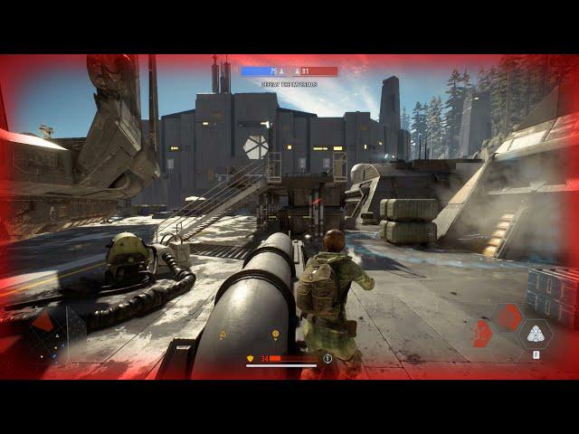 Max Sniper. Playing Star Wars Battlefront 2 Blast.