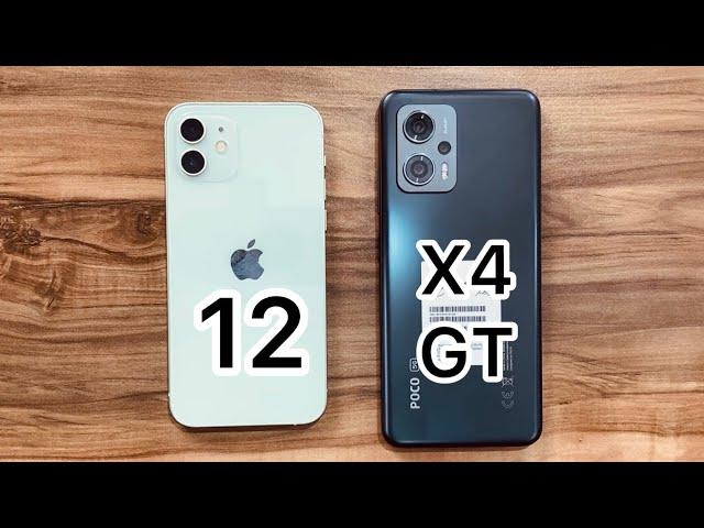 iPhone 12 vs Poco X4 GT