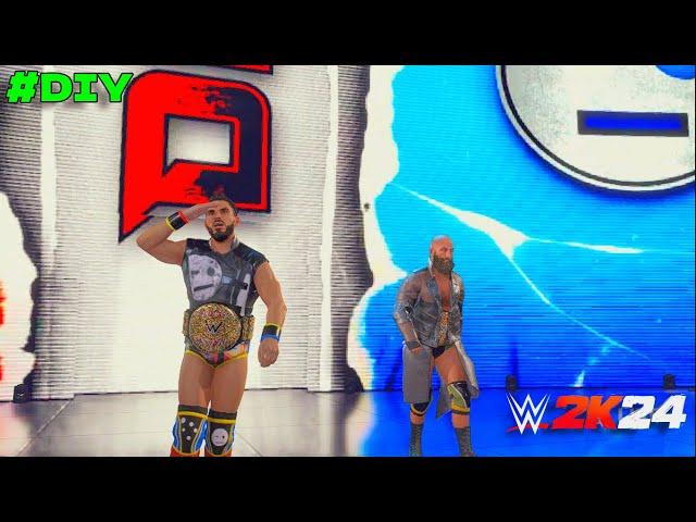 WWE 2K24 - #DIY Entrance w/New World Tag Team Champion Mod | WWE 2K24 PC Mods