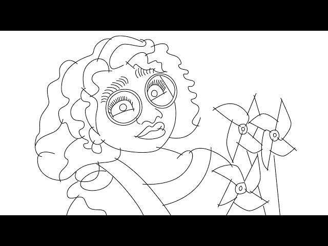 How to draw Mirabel Madrigal step by step for beginners from Encanto