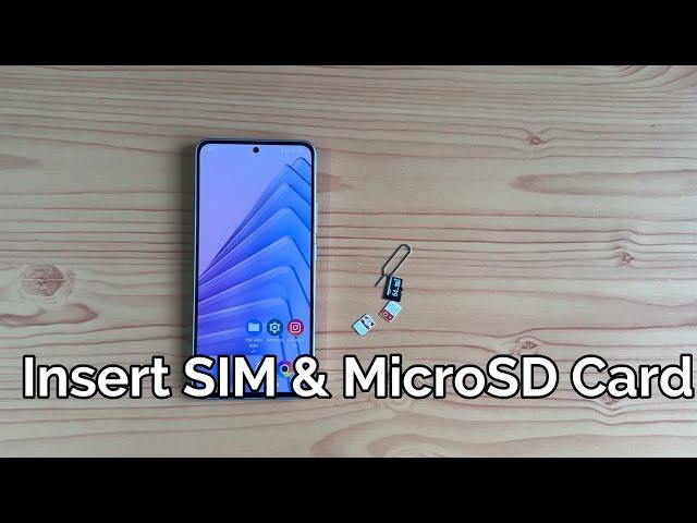 POCO M7 Pro 5G| Redmi Note 14 5G :  How to Insert SIM & MicroSD Card