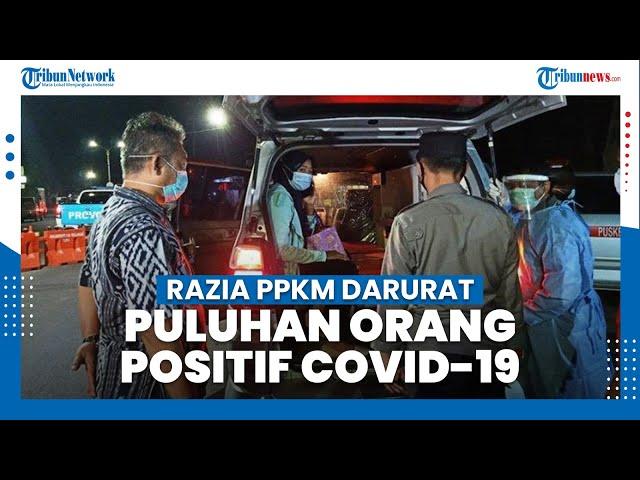 Puluhan Orang Positif Covid-19 saat Terjaring Razia PPKM Darurat di Pekalongan, Kini Jalani Isolasi