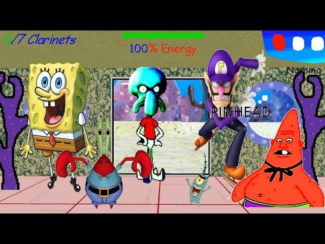 Squidward Tentacles Clarinete Lessons Port V.1.4.3 (Baldi's Basics V.1.4.3 Mod)