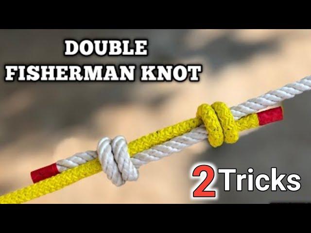 The Most Reliable Way To Join Two Ropes For Climbing, Camping and Fishing [Double Fisherman's knot]