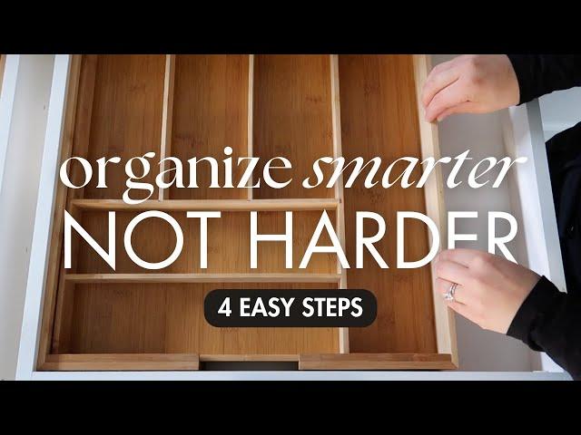 4 Essential Keys for LASTING Home Organization