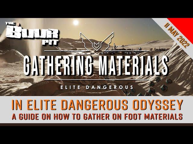 Elite Dangerous: A Guide on How to Gather On Foot Materials in Odyssey