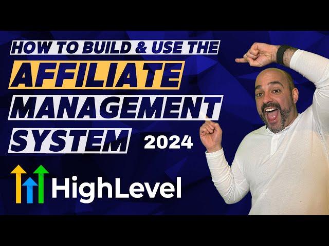 How To Setup Gohighlevel Affiliate System 2024