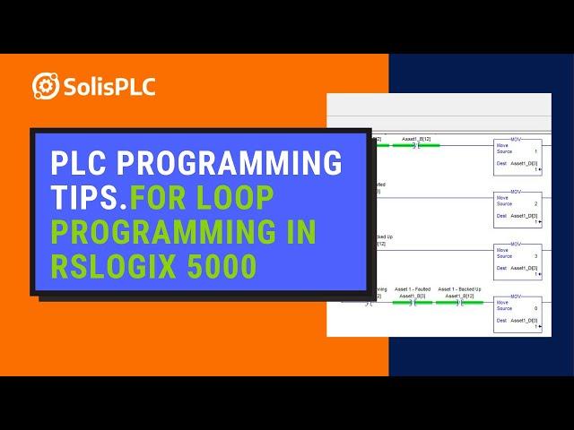 RSLogix 5000 FOR Loop Ladder Tutorial | Advanced PLC Programming Example for IO Buffering