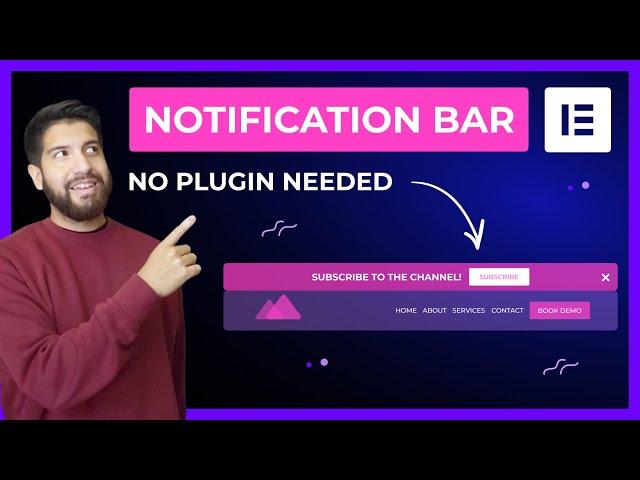 Best Elementor Notification Bar Method | No Plugin Needed