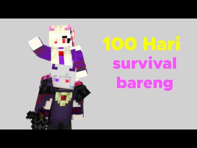 100 Hari di Minecraft Survival tapi bareng ARLIEZA