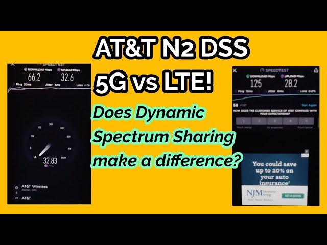 AT&T mid band 5G! | N2 DSS | Dynamic Spectrum Sharing | LTE & 5G | PCS 1900 mhz Band 2