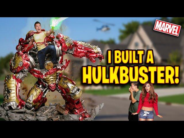 I BUILT A HULKBUSTER FOR $3,000!!! Iron Man Suit in Real Life! XM Studios