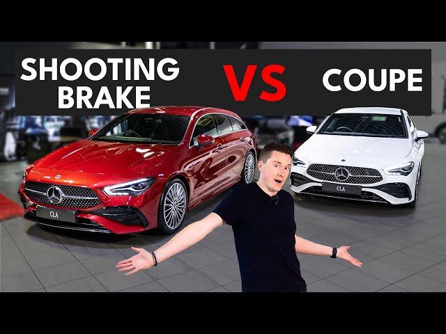 Mercedes 2024 CLA Coupé vs Shooting Brake!