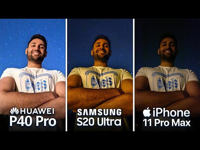 Huawei P40 Pro vs Samsung S20 Ultra vs iPhone 11 Pro Max Camera Test Comparison!