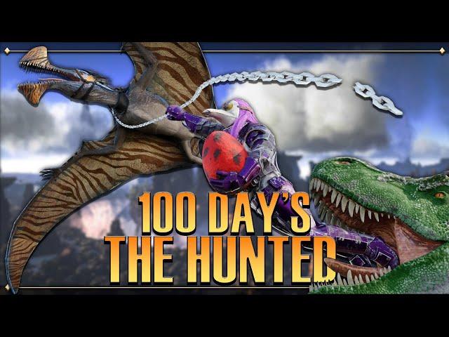 I have 100 Days in Ark The Hunted, the HARDEST MOD !!