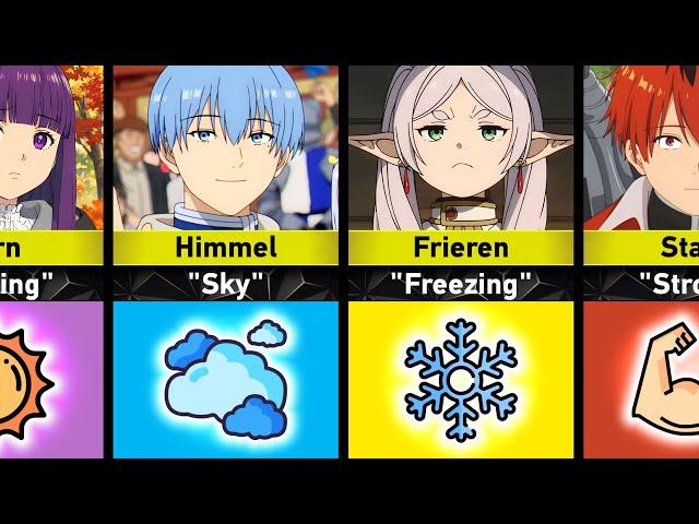 NAME MEANINGS OF FRIEREN CHARACTERS