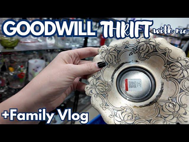 Can't SPLIT IT UP | GOODWILL Thrift With Me + Family Vlog | Reselling