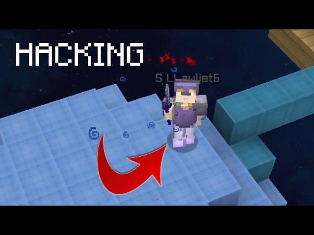 Defeating a HACKER in SOLO BEDWARS