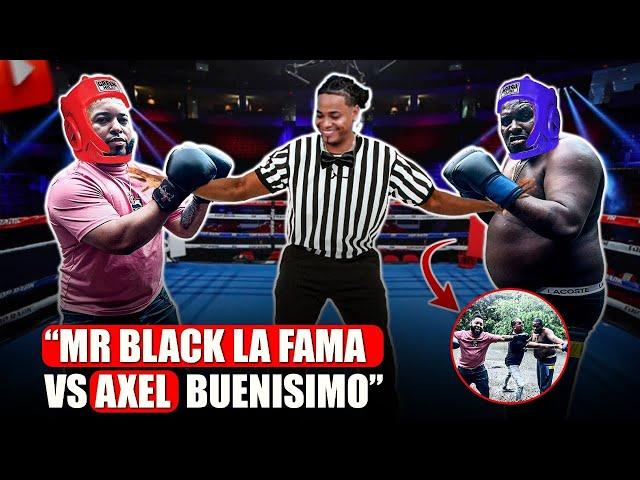 LO M4TO MR BLACK LA FAMA VS AXELBUENISIMO CON LOS  GUANTE