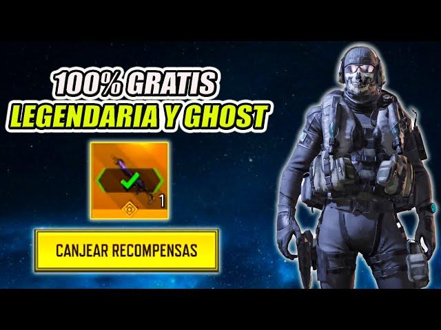 *100% GRATIS* GHOST - STEALTH CON ARMA LEGENDARIA Y RECOMPENSAS COD MOBILE | AGRADECIMIENTO LEALTAD