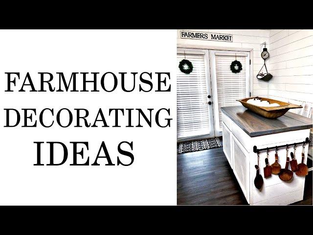 FARMHOUSE DECORATING IDEAS | ANTIQUE FARMHOUSE DECOR | VINTAGE FARMHOUSE | COUNTRY FARMHOUSE