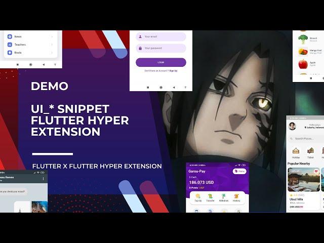 Flutter Hyper Extension - UI_* Snippet Demo 13.0.8 | L3Tz G0! XD