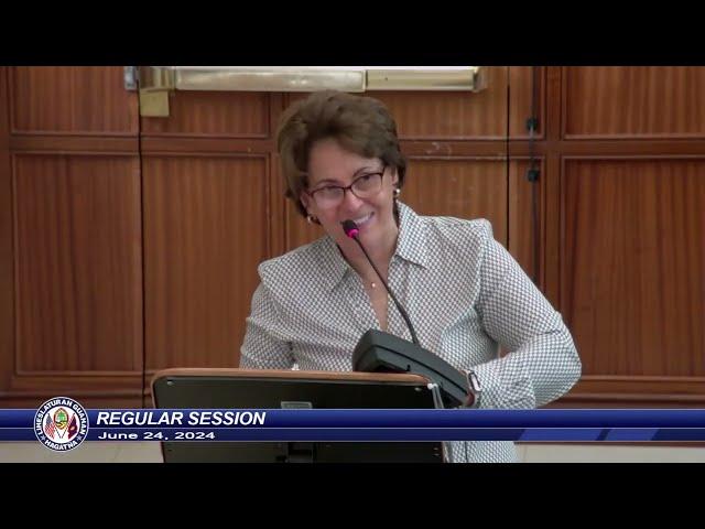 37th Guam Legislature Regular Session - June 24, 2024 AM