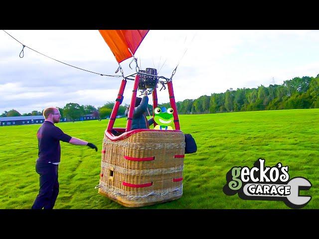 Gecko And The Hot Air Balloon - Educational Videos for Kids