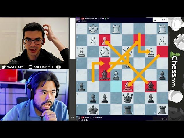 You're a CRAZY MAN!!! GM Hikaru Nakamura vs GM Anish Giri