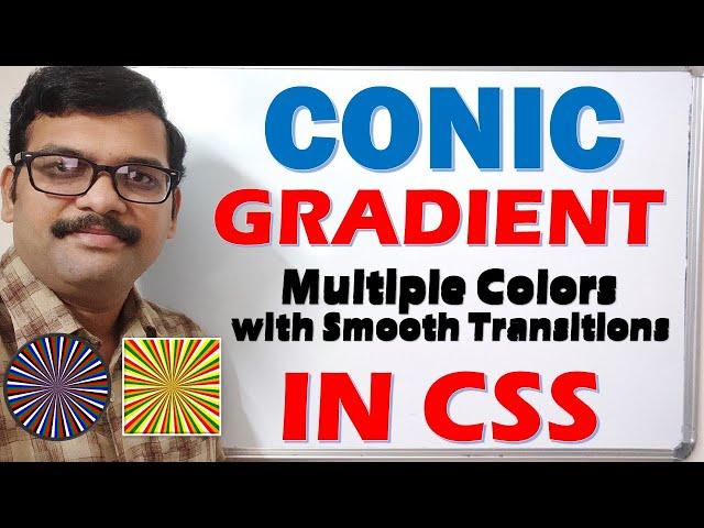 CONIC GRADIENT IN CSS || GRADIENTS IN CSS || HTML & CSS || conic-gradient function in CSS