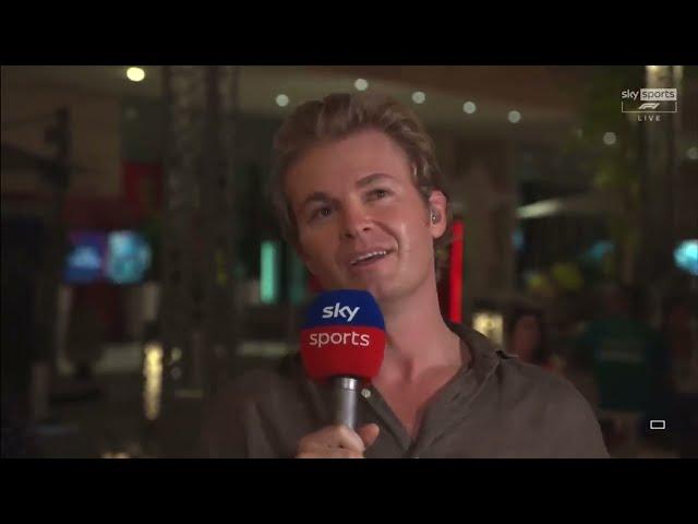 Nico Rosberg Defending Lewis Hamilton At Sky Sports Interview