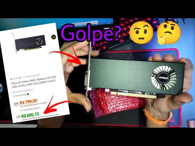 NÃO COMPREM RX 550 ANTES DE ASSISTIR ESSE VIDEO!!!