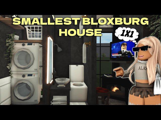 BUILDING A BLOXBURG HOUSE BUT EVERY ROOM IS 1x1... | roblox