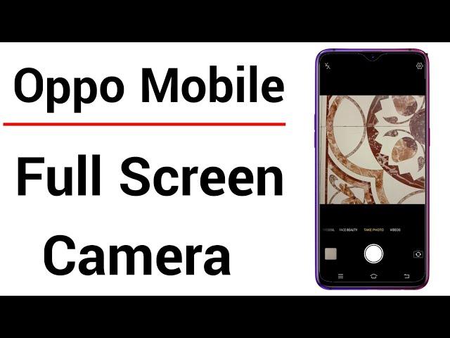 Oppo Phone Ka Camera Full Screen Kaise Kare | How To Full Screen Oppo Reno 5 Pro