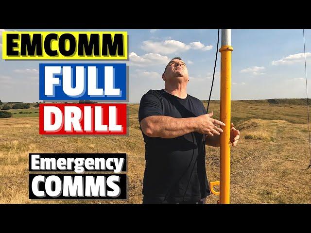 Be Prepared: A Full Disaster Communications Drill for EmComm SHTF Scenarios