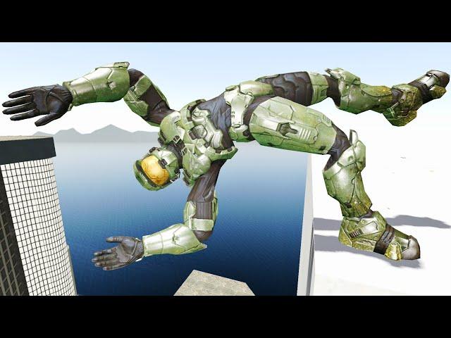 Halo Ragdoll Jumps & Falls (GMOD) Episode 332