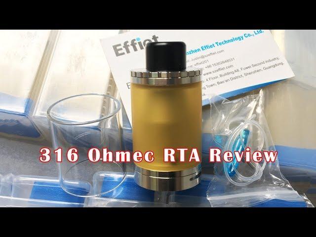 316ss Ohmec RTA Reivew China RDA factory