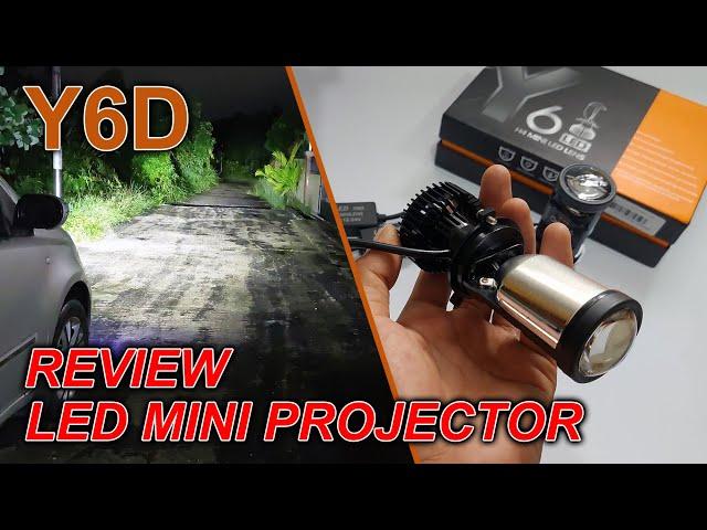 Review LED Mini Projie Y6D 50 Watt