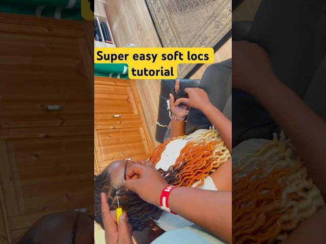 How to Super easy soft locs #youtubercreator #viraltrend