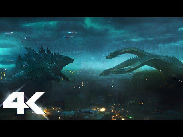 Godzilla vs. King Ghidorah [Final Battle] Final Fight Scene - Godzilla The King of Monster (2019)