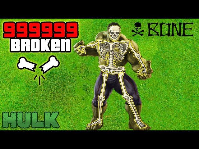 GTA 5: FRANKLIN Breaking EVERY BONE As HULK In GTA V ! ( GTA 5 mods )