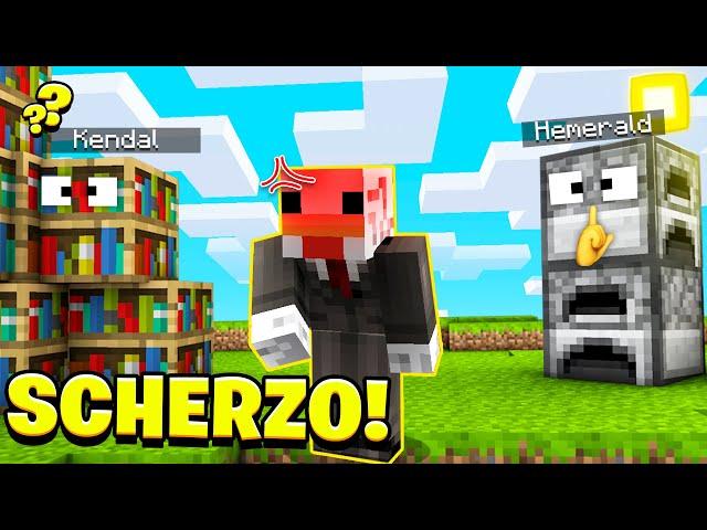 SCHERZO A BELLAFACCIA con KENDAL nel MIO MONDO di MINECRAFT ITA!! E' IMPAZZITO!!