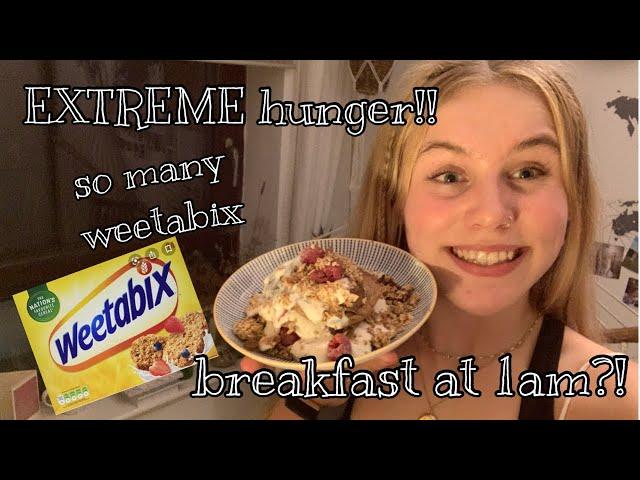 WHAT I EAT IN A DAY all-in recovery EXTREME HUNGER | breakfast at 1am | honouring my hunger