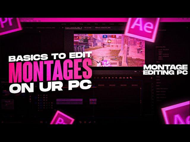 How to edit ur PUBG montages on pc | Learn basics of montage editing on pc |Montage editingseries #1