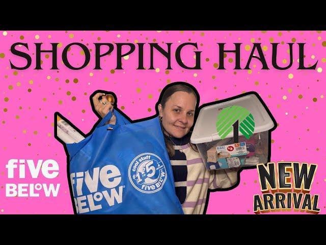 Shopping Haul from Dollar Tree & 5 Below | New Arrivals | Shop with me #dollartree #5below