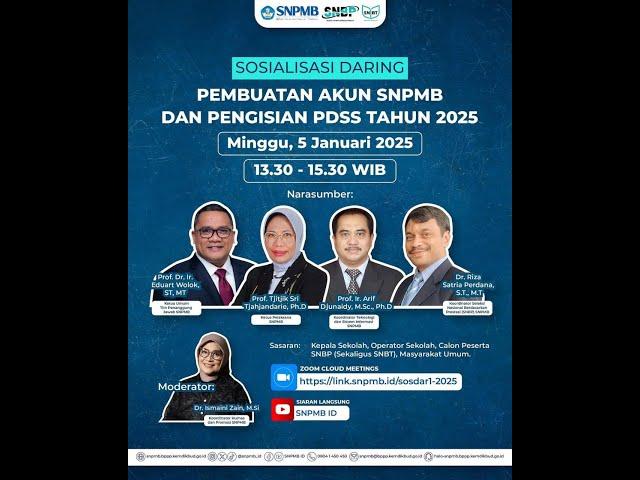 PEMBUATAN AKUN SNPMB DAN PENGISIAN PDSS TAHUN 2025