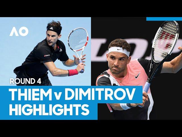 Dominic Thiem vs Grigor Dimitrov Match Highlights (4R) | Australian Open 2021