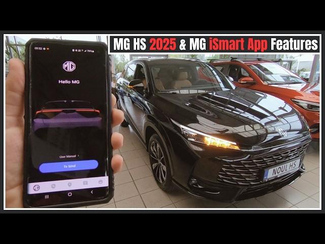 New MG HS 2025: MG iSmart Mobile App Features & Tutorial