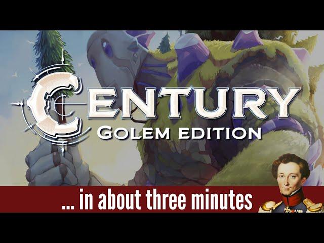 Century Golem Edition in about 3 minutes