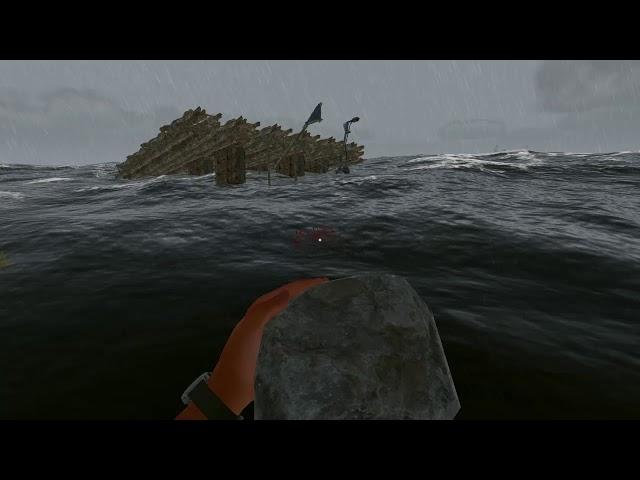 Stranded deep raft flip